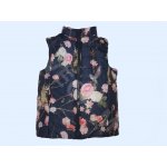 Детско елече за момиче мод.Д2025 в тъмно синя щампа.