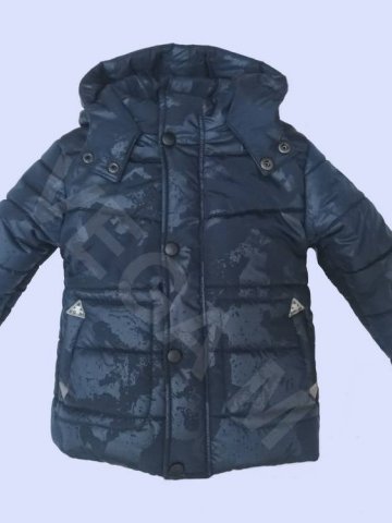 Детско зимно яке за момче в тъмно син цвят.