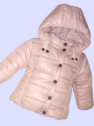 Детско зимно яке за момиче в цвят "светла пудра" Детско зимно яке за момиче в цвят "светла пудра"