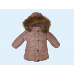 Детско зимно яке за момиче в цвят"пудра"