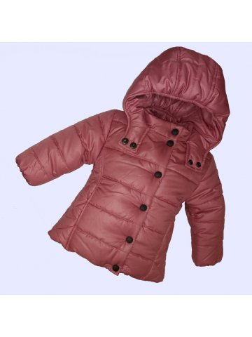Детско зимно яке за момиче в цвят "тъмна пудра" Детско зимно яке за момиче в цвят "тъмна пудра"