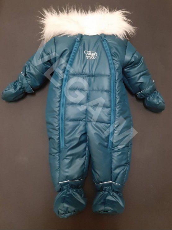 Бебешки ескимос за момче в цвят петрол мод.412022
