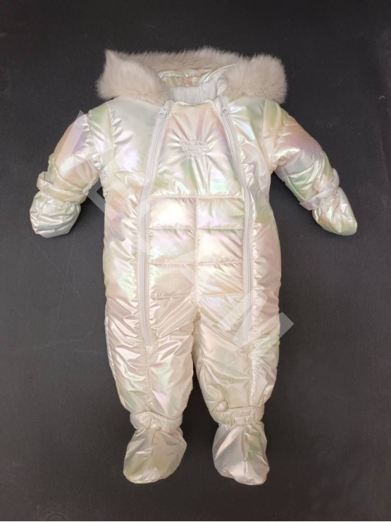 Бебешки ескимос за момиче в цвят бял хамелеон  мод.412022