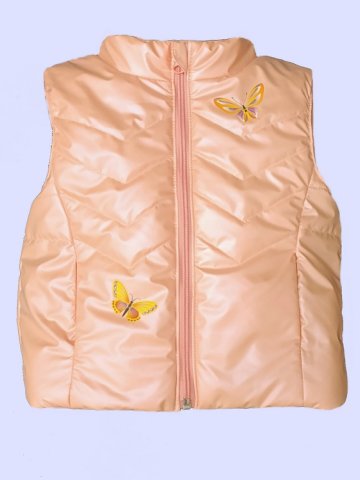 Бебешко елече за момиче мод.Д2025 в цвят праскова.