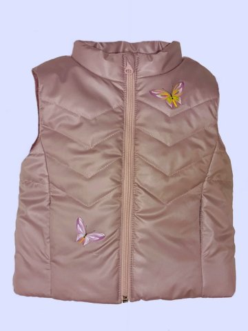 Бебешко елече за момиче мод.Д2025 в цвят светла пудра