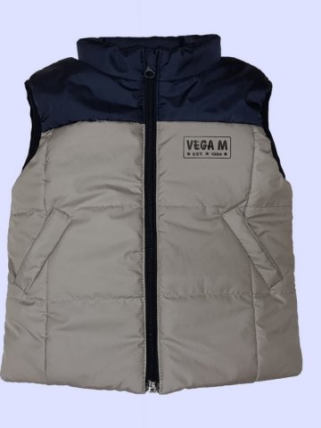 Детско елече за момче мод.М2025 в цвят св.сиво