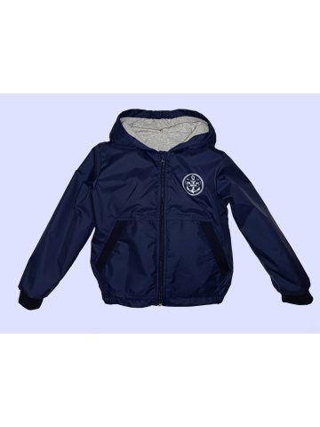 Яке-ветровка за момче в тъмно син цвят мод.2025