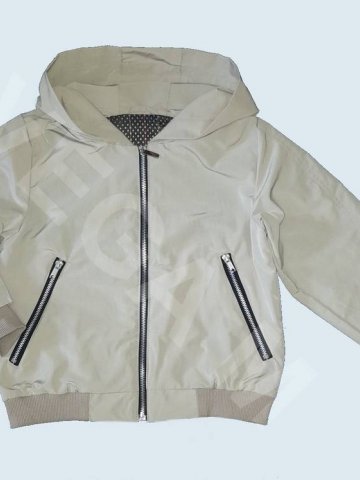Тънко яке за момче в бежов цвят мод. BETTER BE YOUR SELF