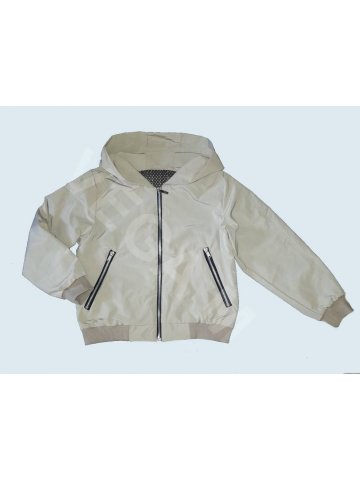 Тънко яке за момче в бежов цвят мод. BETTER BE YOUR SELF