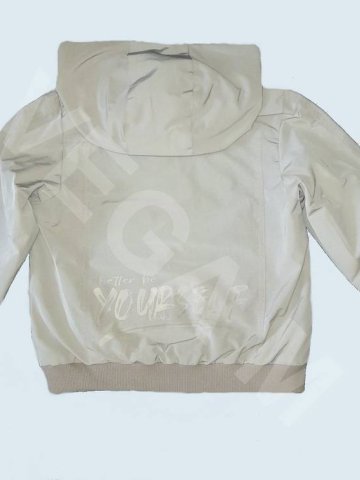 Тънко яке за момче в бежов цвят мод. BETTER BE YOUR SELF