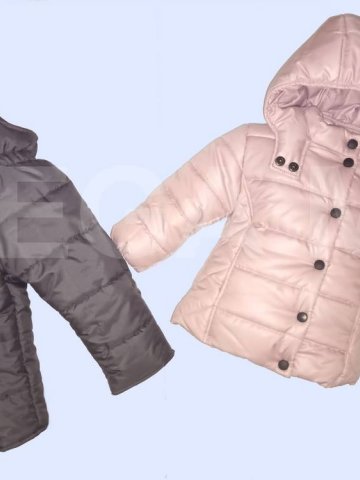 Зимен комплект/грейка/ за момиче - цвят"светла пудра". Зимен комплект/грейка/ за момиче - цвят"светла пудра".