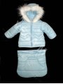 Бебешко яке-чувалче за момче в светло синьо мод.Ч2023