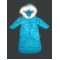 Бебешко яке-чувалче за момче в цвят "аквамарин"мод.Ч2023