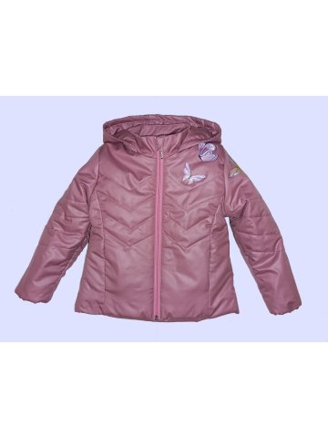 Яке за момиче в цвят тъмна пудра за пролет/есен мод.Д2025,размер 122,128,134